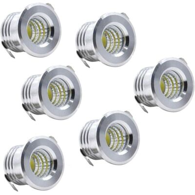 ENLENK Set Di 6 Mini Faretti Incassati Led Neri – 3w Bianco Freddo – Installazione Semplice Per Soffitti E Armadi – Compatibile 85-265v ENLENK Set Di 6 Mini Faretti Incassati Led Neri – 3w Bianco Freddo – Installazione Semplice Per Soffitti E Armadi – Compatibile 85-265v