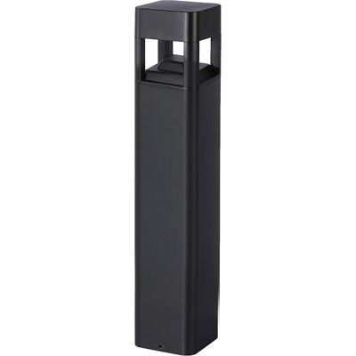 ITALUX Paletto Giardino Foleda Nero Quadrato 60cm Led 10w ITALUX Paletto Giardino Foleda Nero Quadrato 60cm Led 10w
