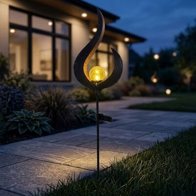 Lampada Solare da Giardino Globo - Decorazione Esterna Lampada Solare da Giardino Globo - Decorazione Esterna