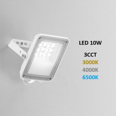 Intec Faro Proiettore Per Esterno A Led 10w 3cct Bianco Esus Fan Europe Intec Faro Proiettore Per Esterno A Led 10w 3cct Bianco Esus Fan Europe