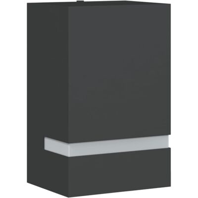 HELLOSHOP26 Elegante Lampada Da Parete Per Esterni Da Giardino 9,5 X 7,5 X 15 Cm Acciaio Inox Nero 020056633 HELLOSHOP26 Elegante Lampada Da Parete Per Esterni Da Giardino 9,5 X 7,5 X 15 Cm Acciaio Inox Nero 020056633