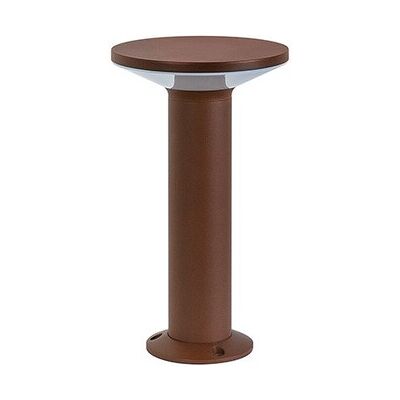 GEA LUCE Paletto Led Diretto Ges2331c 12w 3000k In Alluminio Marrone Con Diffusore In Policarbonato - Gealuce GEA LUCE Paletto Led Diretto Ges2331c 12w 3000k In Alluminio Marrone Con Diffusore In Policarbonato - Gealuce