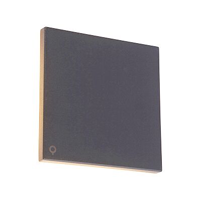 QAZQA Skyf Lampada da Parete - Moderno Alluminio Grigio Scuro LED 9W QAZQA Skyf Lampada da Parete - Moderno Alluminio Grigio Scuro LED 9W