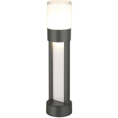 RABALUX Lampada Paletto Led Leitha Nera 50cm 12w 3000k Ip44 RABALUX Lampada Paletto Led Leitha Nera 50cm 12w 3000k Ip44