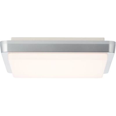 BRILLIANT Devora Lampada da Soffitto Esterno Argento - Impermeabile, 28x28cm BRILLIANT Devora Lampada da Soffitto Esterno Argento - Impermeabile, 28x28cm