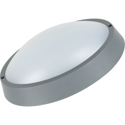 ALCAPOWER Plafoniera Led Ovale Ip65 15w 1300lm 4000k Grigia: Illuminazione A Tenuta Stagna Ad Alta Efficienza Per Ambienti Interni Ed Esterni ALCAPOWER Plafoniera Led Ovale Ip65 15w 1300lm 4000k Grigia: Illuminazione A Tenuta Stagna Ad Alta Efficienza Per Ambienti Interni Ed Esterni