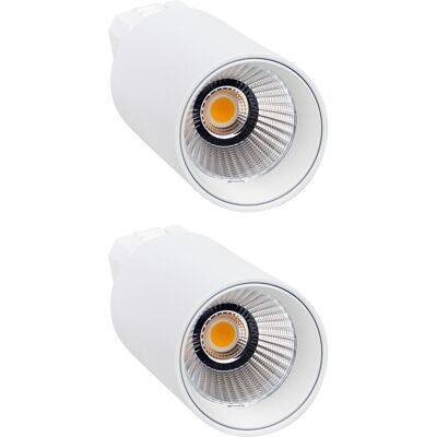 SECOM Confezione Da 2 Proiettori Led Da Binario Klynder Medium 20 W 150 SECOM Confezione Da 2 Proiettori Led Da Binario Klynder Medium 20 W 150