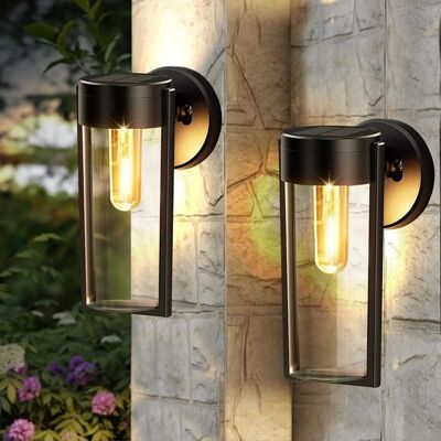 OEM 2 Applique Solari Da Parete, Per Uso Esterno, 2 Modalità, Illuminazione Esterna, Parete Di Casa, Impermeabili Ip65, Lampada Nera Opaca, Per Giardino, Recinzione, Ecc. OEM 2 Applique Solari Da Parete, Per Uso Esterno, 2 Modalità, Illuminazione Esterna, Parete Di Casa, Impermeabili Ip65, Lampada Nera Opaca, Per Giardino, Recinzione, Ecc.