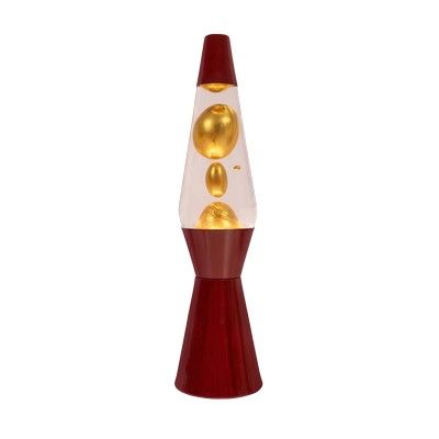 ALTRO Lampada Lava Bullet Granato E Oro 26x11x20.5cm Fisura ALTRO Lampada Lava Bullet Granato E Oro 26x11x20.5cm Fisura