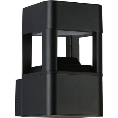 ITALUX Applique Esterna Moderna Cubo Nero Led 10w Foleda ITALUX Applique Esterna Moderna Cubo Nero Led 10w Foleda