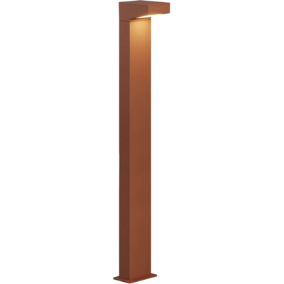 ZAFFERANO Forward Paletto Luminoso Asimmetrico 90 Cm Alluminio Verniciato Colore Corten 13w Led 3000k Ip65 Ideale Per Percorsi Esterni E Giardini Privati ZAFFERANO Forward Paletto Luminoso Asimmetrico 90 Cm Alluminio Verniciato Colore Corten 13w Led 3000k Ip65 Ideale Per Percorsi Esterni E Giardini Privati