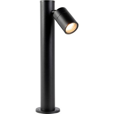 QAZQA Lampada da esterno nera regolabile - Acciaio inox IP44 - 45cm QAZQA Lampada da esterno nera regolabile - Acciaio inox IP44 - 45cm