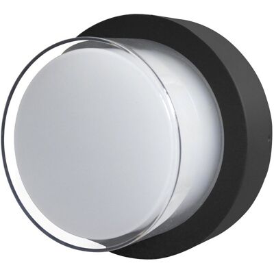 ITALUX Applique Esterna Tonda Nera Led 5w 4000k Rosta ITALUX Applique Esterna Tonda Nera Led 5w 4000k Rosta
