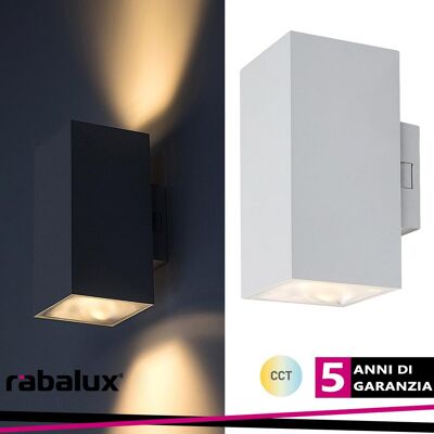 RABALUX Urfa Wall 18w Led Square White Cct 3000-4000-6500k 1800lm - Luce Fredda RABALUX Urfa Wall 18w Led Square White Cct 3000-4000-6500k 1800lm - Luce Fredda