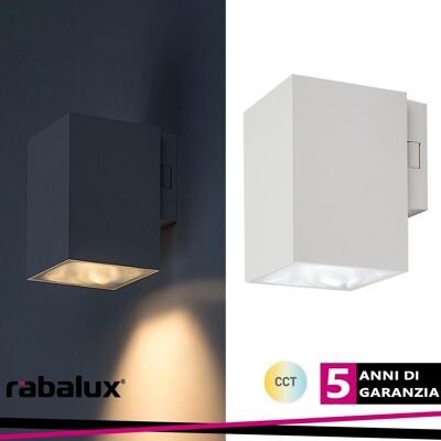 RABALUX Urfa Wall 9w Led Square White Cct 3000-4000-6500k 900lm - Luce Fredda RABALUX Urfa Wall 9w Led Square White Cct 3000-4000-6500k 900lm - Luce Fredda