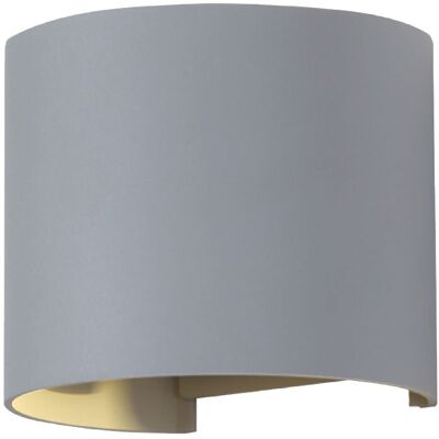 ETC-SHOP - Terrazzo Up/Down Exterior - Applique da esterno - Grigio - Alluminio - IP65 ETC-SHOP - Terrazzo Up/Down Exterior - Applique da esterno - Grigio - Alluminio - IP65