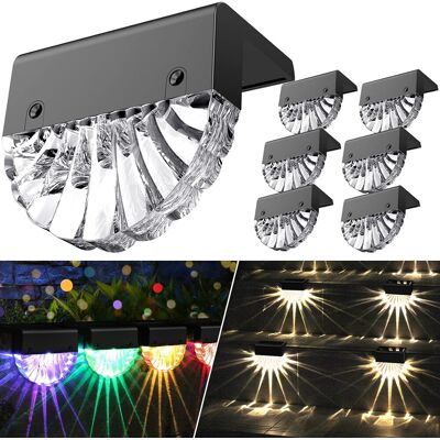 Zone Luci Solari Da Giardino Per Esterni, Luci Solari Decorative Impermeabili Da Giardino 6 Luci Da Giardino A Led Per Patio, Giardino, Gradini E Scale, 2 Modalità Di Illuminazione: Bianco Caldo/cambio Co Zone Luci Solari Da Giardino Per Esterni, Luci Solari Decorative Impermeabili Da Giardino 6 Luci Da Giardino A Led Per Patio, Giardino, Gradini E Scale, 2 Modalità Di Illuminazione: Bianco Caldo/cambio Co