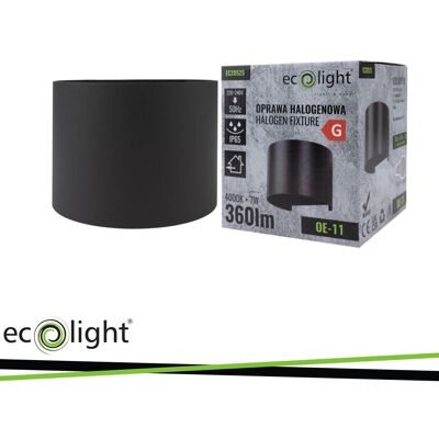 ECOLIGHT Apparecchio Per Facciate Oe-11 7w 360lm Ip65 Antracite ECOLIGHT Apparecchio Per Facciate Oe-11 7w 360lm Ip65 Antracite