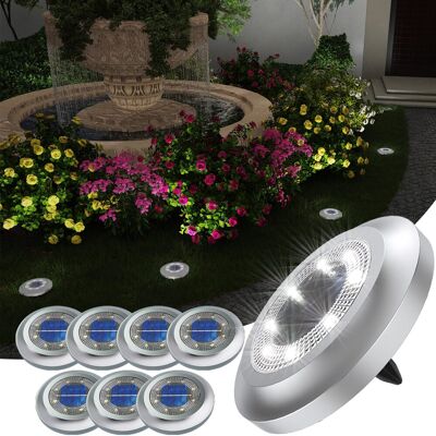 OEM Luce Solare Per Esterni - Lampade Solari Da Terra 8led 6000k - Lampada Da Giardino Impermeabile Ip65 OEM Luce Solare Per Esterni - Lampade Solari Da Terra 8led 6000k - Lampada Da Giardino Impermeabile Ip65