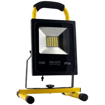 SECOM Proiettore Led Portatile Provit Con Batteria Ricaricabile, 10 W, SECOM Proiettore Led Portatile Provit Con Batteria Ricaricabile, 10 W,