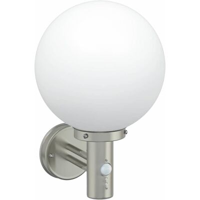 HELLOSHOP26 Moderna Lampada Da Parete Per Esterni Con Sensore Di Movimento 28 X 25 X 38 Cm Acciaio Inox Argento 020056493 HELLOSHOP26 Moderna Lampada Da Parete Per Esterni Con Sensore Di Movimento 28 X 25 X 38 Cm Acciaio Inox Argento 020056493