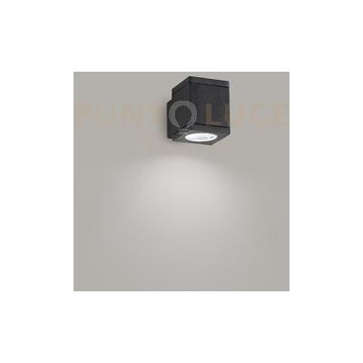 PERENZ Quarondo Applique Alluminio Quadrato Colore Grafite Monoiemissione Per Esterni Attacco Gu10 PERENZ Quarondo Applique Alluminio Quadrato Colore Grafite Monoiemissione Per Esterni Attacco Gu10