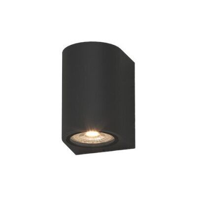 TOP-LIGHT Lione Applique Monoemissione 1 Luce Nero Ip65 Ik04 Attacco Gu10 TOP-LIGHT Lione Applique Monoemissione 1 Luce Nero Ip65 Ik04 Attacco Gu10
