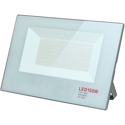 SILAMP Faro Proiettore Led 150w Ip65 Slim Illuminazione Esterno Led Con Staffa luce Fredda 6400k SILAMP Faro Proiettore Led 150w Ip65 Slim Illuminazione Esterno Led Con Staffa luce Fredda 6400k