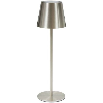 ATMOSPHERA Lampada Da Esterno Cody H37cm Argento - Créateur D'Intérieur ATMOSPHERA Lampada Da Esterno Cody H37cm Argento - Créateur D'Intérieur