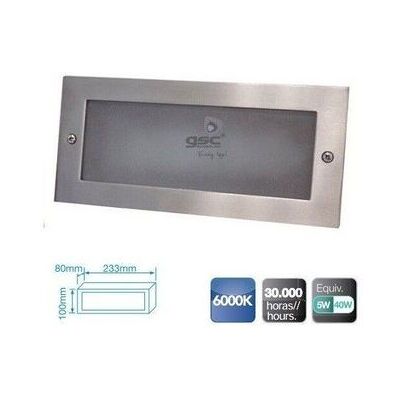 GSC Evolution Applique LED in Alluminio - Risparmio Energetico 5W GSC Evolution Applique LED in Alluminio - Risparmio Energetico 5W