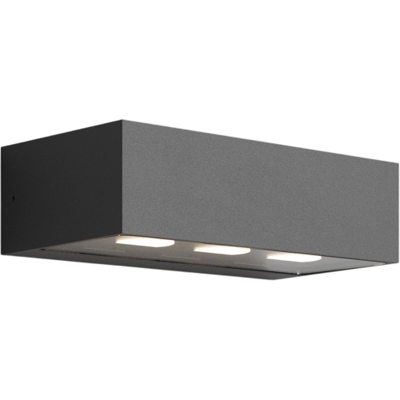 ZAFFERANO Forward Lampada Da Parete A 3 Luci Asimmetrica Per Esterni, Corpo In Alluminio Nero, Ottica Orientata Con Led Integrato 15,5w, 3000k, Ip54, 1744 Lumen ZAFFERANO Forward Lampada Da Parete A 3 Luci Asimmetrica Per Esterni, Corpo In Alluminio Nero, Ottica Orientata Con Led Integrato 15,5w, 3000k, Ip54, 1744 Lumen