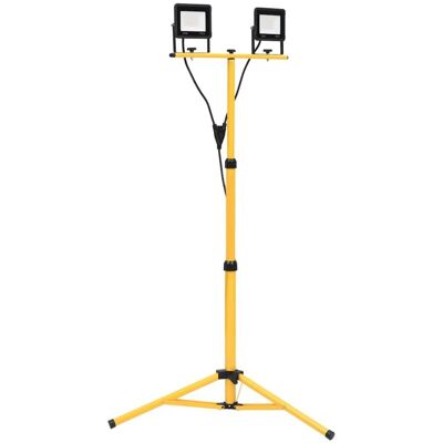 vidaXL Faretto LED con treppiede - 2x30 W, bianco freddo - Faretto LED vidaXL Faretto LED con treppiede - 2x30 W, bianco freddo - Faretto LED
