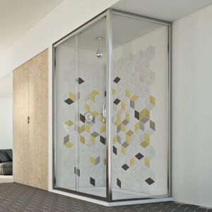 Idralite Young Duo 1 Box doccia - Vetro trasparente 70x100 cm Idralite Young Duo 1 Box doccia - Vetro trasparente 70x100 cm
