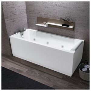 NOVELLINI - Vasca Idromassaggio Calos Con Telaio E Pannello 180x80 Bianca Di NOVELLINI - Vasca Idromassaggio Calos Con Telaio E Pannello 180x80 Bianca Di