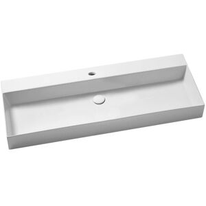 AZZURRA - Lavabo Elegance Sospeso/appoggio 122x45 Monoforo In Ceramica AZZURRA - Lavabo Elegance Sospeso/appoggio 122x45 Monoforo In Ceramica