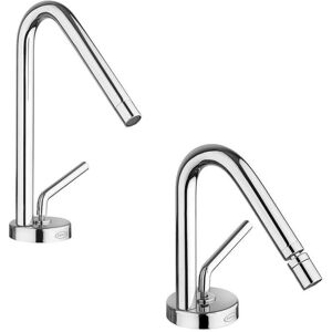 JACUZZI Coppia Rubinetti Lavabo E Bidet Rubinetteria Serie Lumos Per Piletta Click Clack JACUZZI Coppia Rubinetti Lavabo E Bidet Rubinetteria Serie Lumos Per Piletta Click Clack