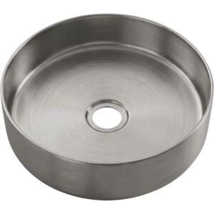 ESSEBAGNO Essenox Lavabo Da Appoggio Rotondo 37.5 Cm In Acciaio Inox ESSEBAGNO Essenox Lavabo Da Appoggio Rotondo 37.5 Cm In Acciaio Inox