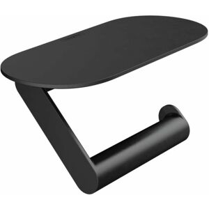 Hansgrohe - Wallstoris - Portarotolo Con Mensola, Nero Opaco 27928670 Hansgrohe - Wallstoris - Portarotolo Con Mensola, Nero Opaco 27928670