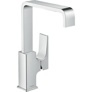 Hansgrohe - Metropol - Miscelatore Monocomando 230 Per Lavabo, Con Sistema Di Scarico Push-open, Cromato 32511000 Hansgrohe - Metropol - Miscelatore Monocomando 230 Per Lavabo, Con Sistema Di Scarico Push-open, Cromato 32511000