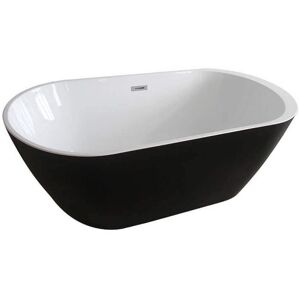 Home Deluxe CODO Vasca indipendente - Nero - 170x80x58cm Home Deluxe CODO Vasca indipendente - Nero - 170x80x58cm