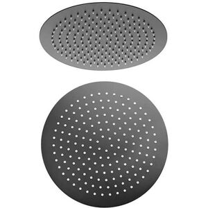 JACUZZI Rubinetteria Soffione Tondo Ø 25 Cm Ultrapiatto Nero Opaco In Acciaio JACUZZI Rubinetteria Soffione Tondo Ø 25 Cm Ultrapiatto Nero Opaco In Acciaio