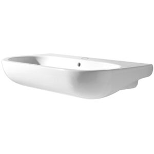 AZZURRA - Lavabo Nuvola Sospeso 90x45 Monoforo In Ceramica Bianco Lucido Di AZZURRA - Lavabo Nuvola Sospeso 90x45 Monoforo In Ceramica Bianco Lucido Di