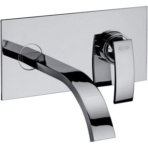 JACUZZI Lavabo A Muro Con Piastra Rubinetteria Ottone Cromato Serie Glint 0iq00497ja00 JACUZZI Lavabo A Muro Con Piastra Rubinetteria Ottone Cromato Serie Glint 0iq00497ja00