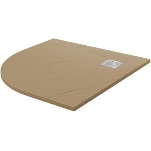 Fosterberg Azalea 4 Tortora - Piatto doccia semicircolare 90x90 cm in acrilico - Piatti doccia Fosterberg Azalea 4 Tortora - Piatto doccia semicircolare 90x90 cm in acrilico - Piatti doccia