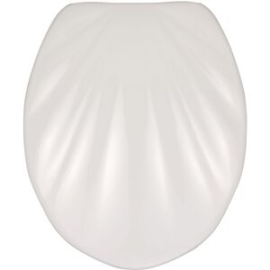 Wenko Copriwater Con Freno Di Caduta Premium Conchiglia Bianco, Copriwater Sganciabile Con Fissaggio In Acciaio Inox, Fix-clip, Duroplast, 38 X 46 Cm, Bianco - Wenko Copriwater Con Freno Di Caduta Premium Conchiglia Bianco, Copriwater Sganciabile Con Fissaggio In Acciaio Inox, Fix-clip, Duroplast, 38 X 46 Cm, Bianco -