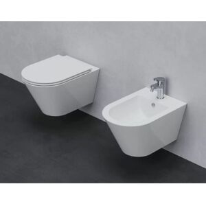 AZZURRA Sanitari Forma Sospesi Vortice Con Copriwater Slim Soft-close AZZURRA Sanitari Forma Sospesi Vortice Con Copriwater Slim Soft-close