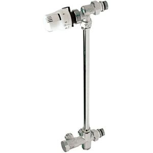 Thermador - Set Completo Monotubo Con Tubo, Per Uscita A Muro, Interasse 4cm Thermador - Set Completo Monotubo Con Tubo, Per Uscita A Muro, Interasse 4cm