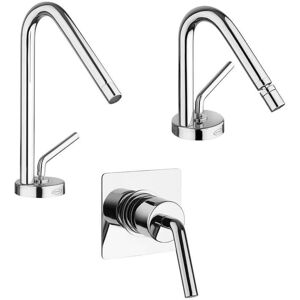 JACUZZI Set Miscelatori Lavabo Bidet E Incasso Doccia Serie Lumos Rubinetteria JACUZZI Set Miscelatori Lavabo Bidet E Incasso Doccia Serie Lumos Rubinetteria