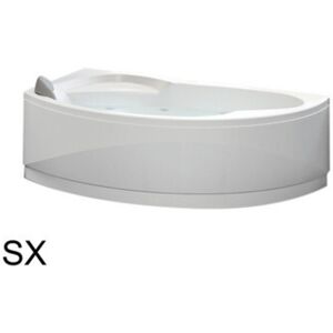 NOVELLINI Vasca Angolare 165x85 Cm Versione Sx Asimmetrica Semicircolare Serie Vogue NOVELLINI Vasca Angolare 165x85 Cm Versione Sx Asimmetrica Semicircolare Serie Vogue
