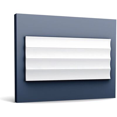 ORAC - Pannello A Parete W114 Valley, L 200 X H 25 X L 1,5 Cm ORAC - Pannello A Parete W114 Valley, L 200 X H 25 X L 1,5 Cm
